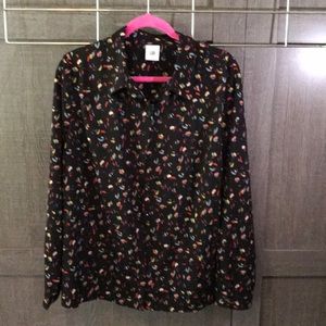 Patterned Blouse - cabi Ferris Blouse L NWOT